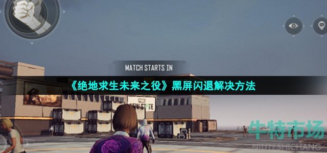 《绝地求生未来之役》黑屏闪退解决方法