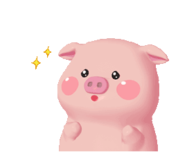 《抖音》热门的粉色摇摆猪猪表情包大全动图