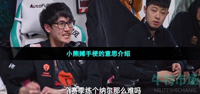 小熊摊手梗的意思介绍