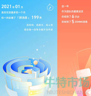 《钉钉》2021年度报告查看攻略