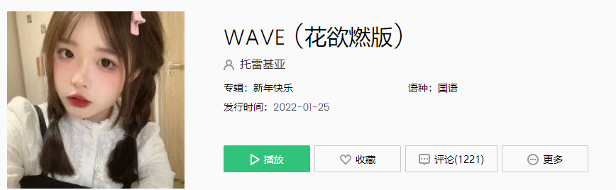 《抖音》WAVE歌曲介绍