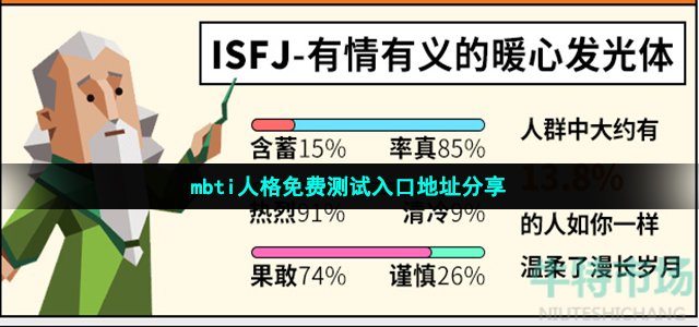 mbti人格免费测试入口地址分享