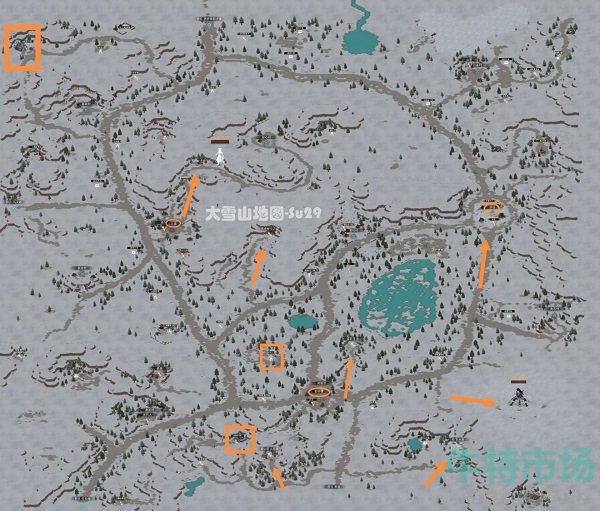 《部落与弯刀》2022年最新大雪山地图资源一览