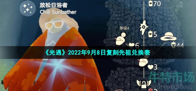 《光遇》2022年9月8日复刻先祖兑换表