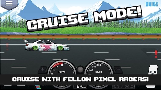 pixel car racer