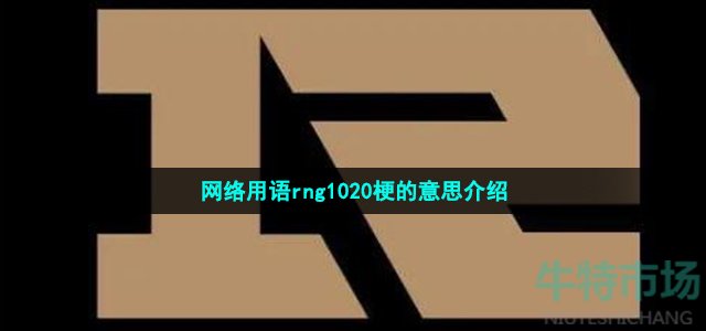 网络用语rng1020梗的意思介绍