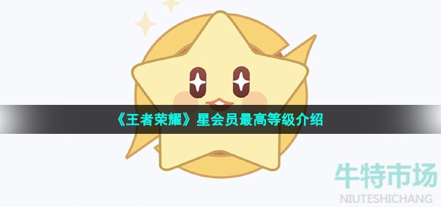 《王者荣耀》星会员最高等级介绍