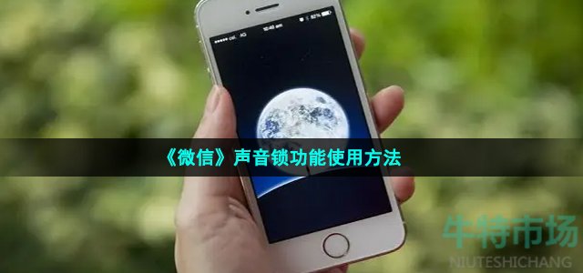 《微信》声音锁功能使用方法