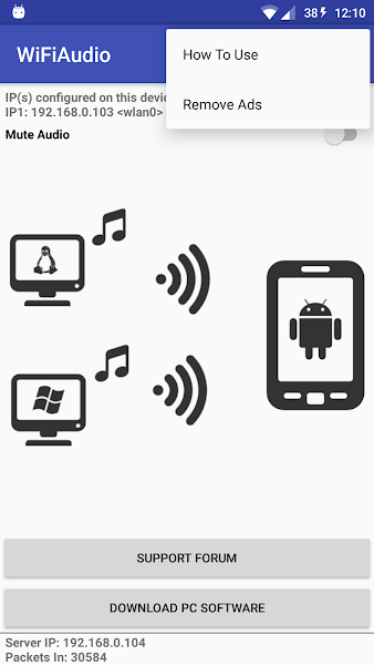 wifiaudio安卓发射端