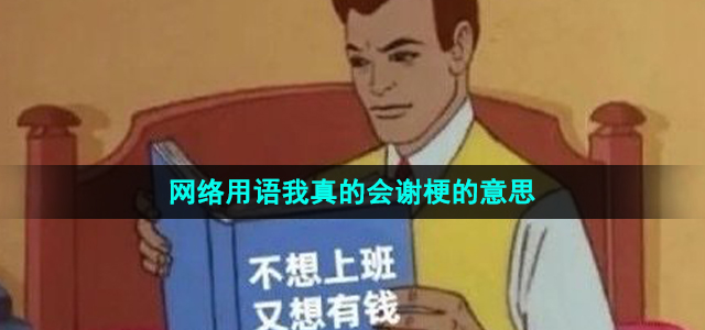 网络用语我真的会谢梗的意思介绍