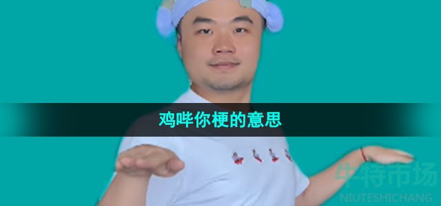 《抖音》鸡哔你梗的意思介绍