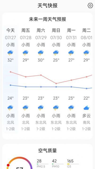 天气快讯