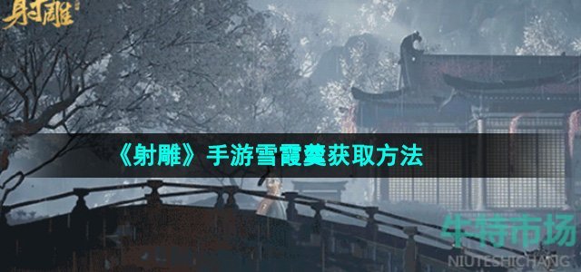 《射雕》手游雪霞羹获取方法