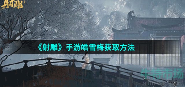 《射雕》手游皓雪梅获取方法