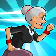 愤怒的老奶奶玩酷跑手机版无敌版