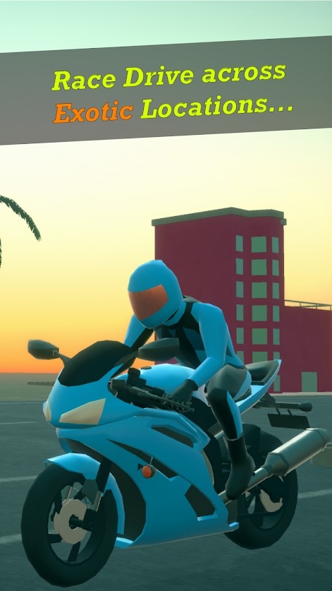 真实摩托车3D截图