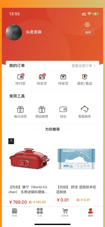 飞猫全额返(暂未上线)截图