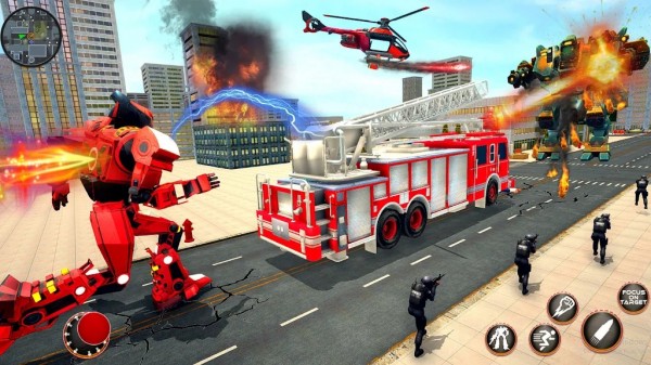 应急消防机器人3D截图