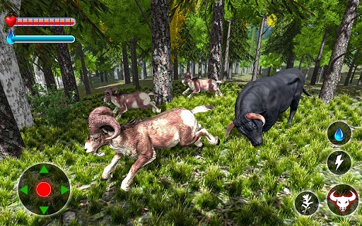 愤怒的公牛攻击捕食者3D截图