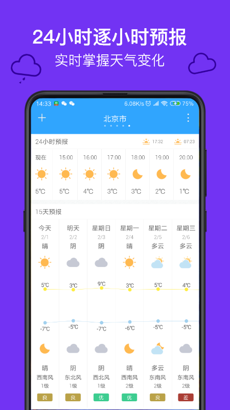 麻雀天气截图