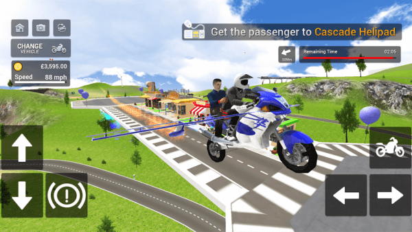 摩托飞车模拟赛截图