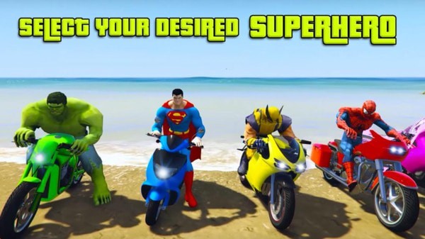 超级英雄摩托车截图