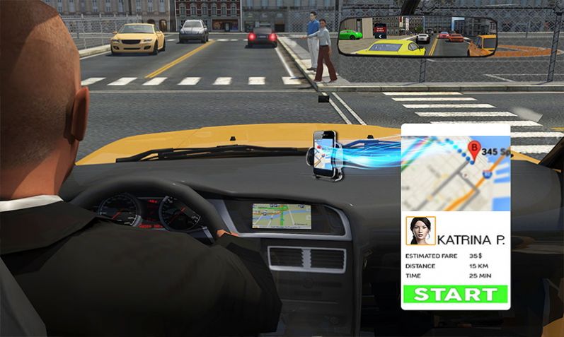 出租车司机驾驶模拟2022截图