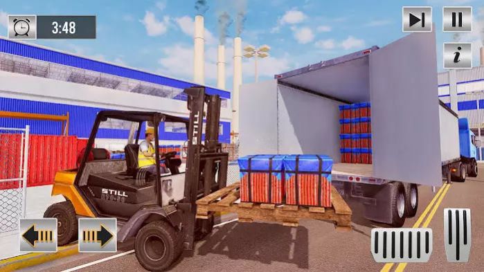 美国货运卡车运输卡车驾驶模拟器截图