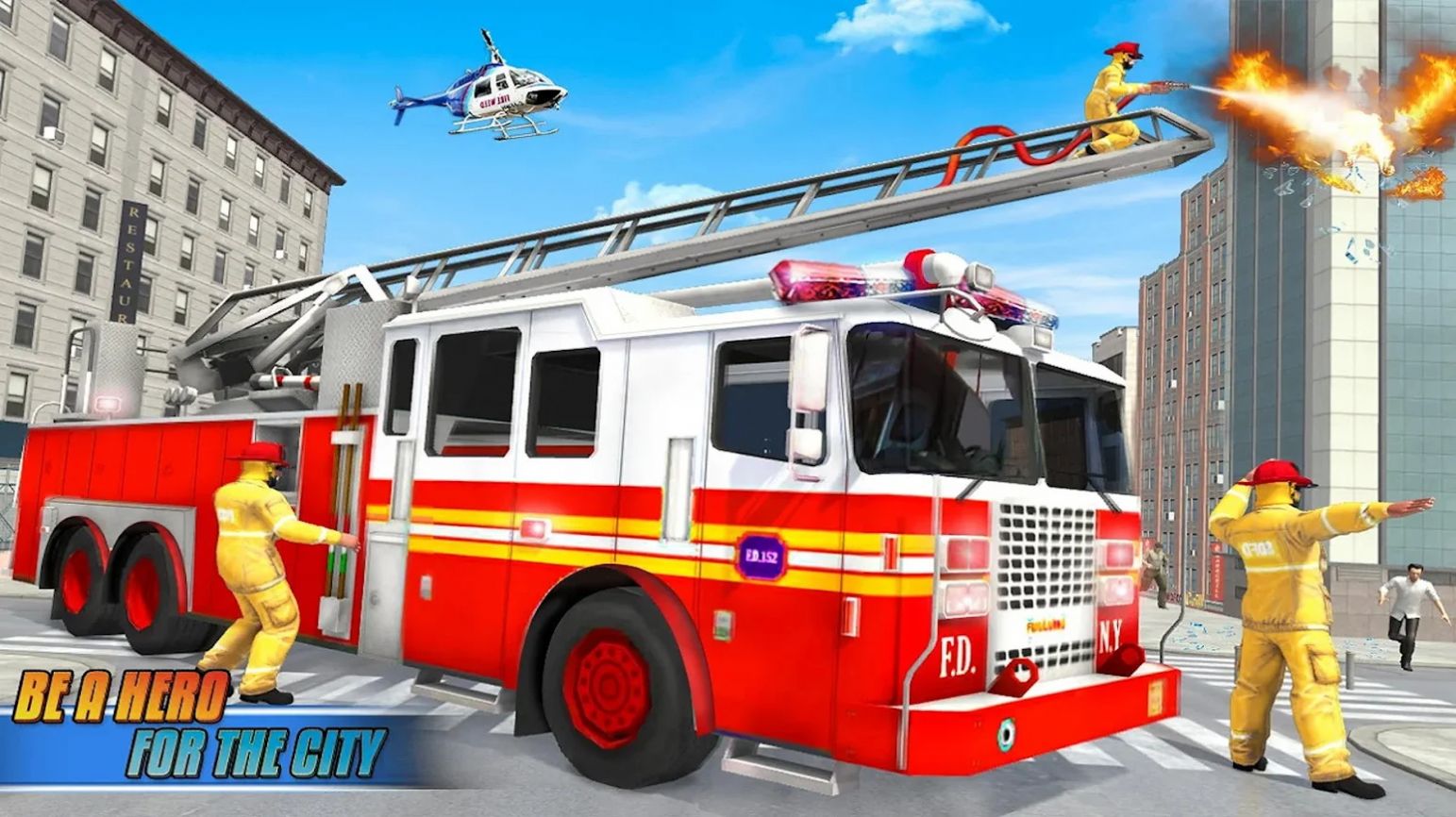 真实消防车模拟驾驶灭火截图