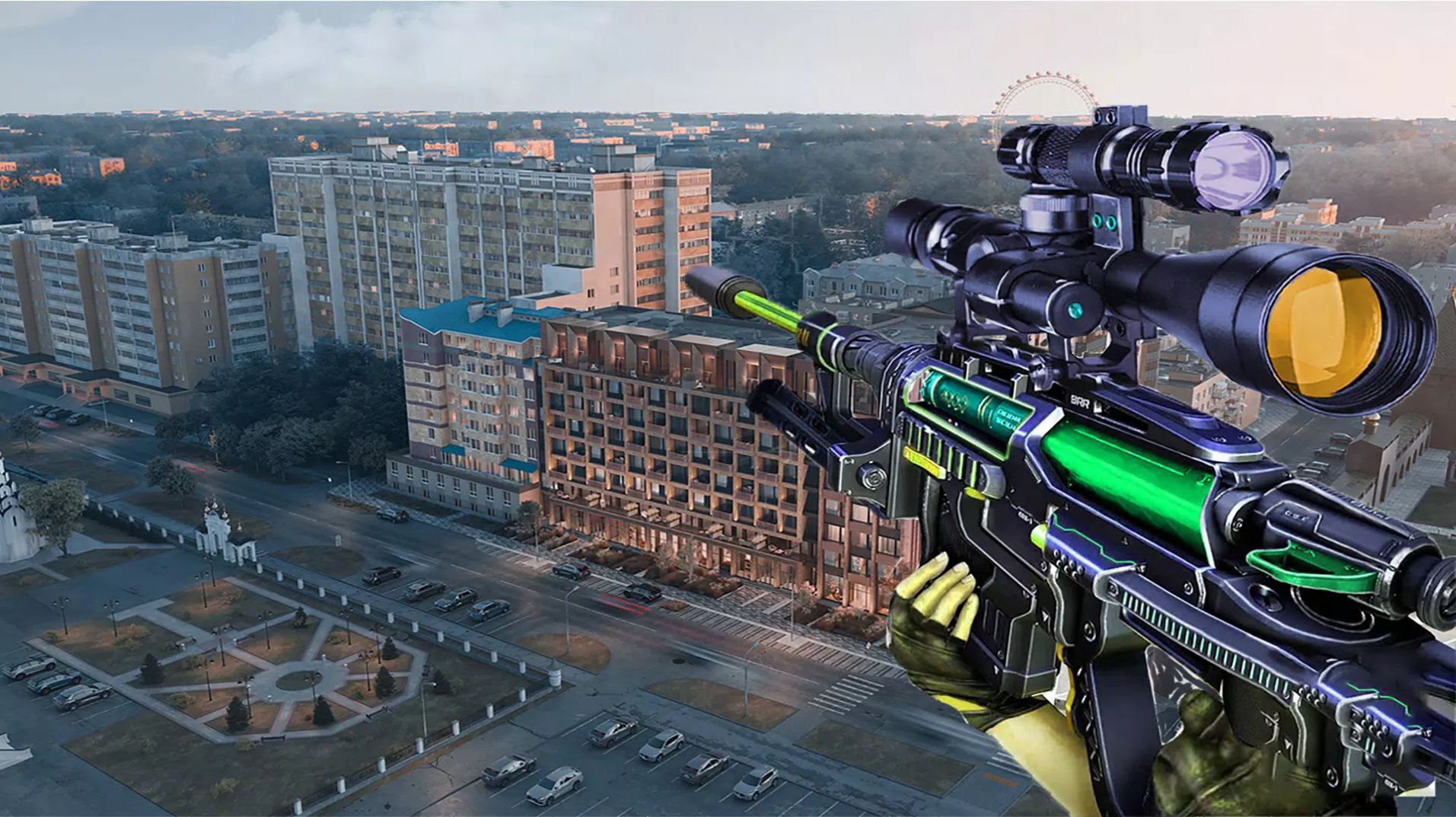狙击手3d城市射击2022截图