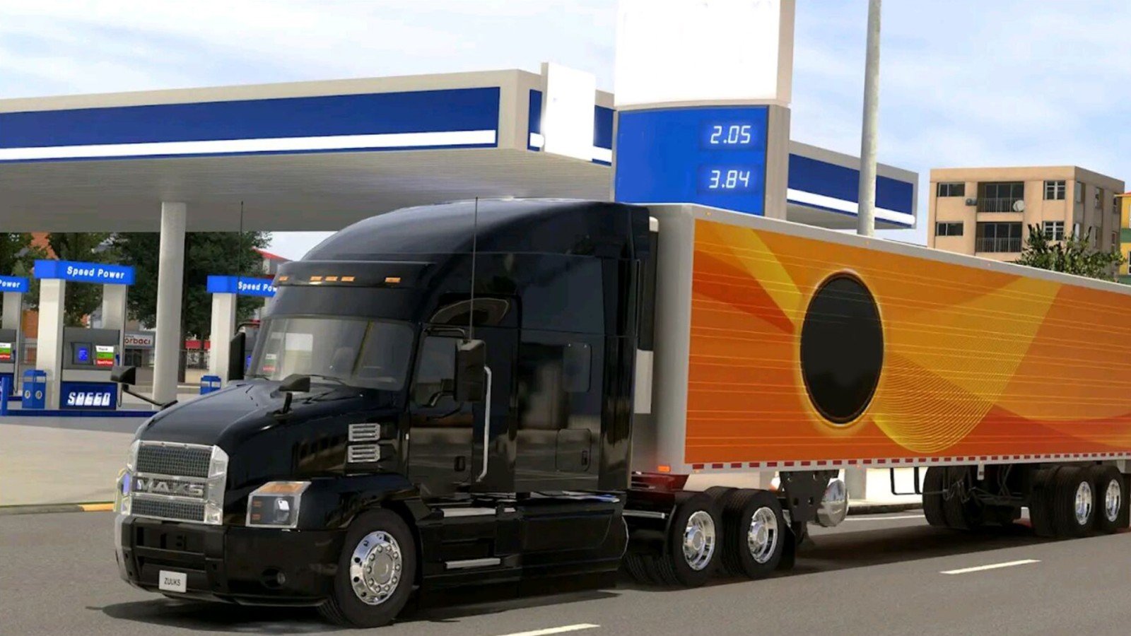 3D运输卡车驾驶截图