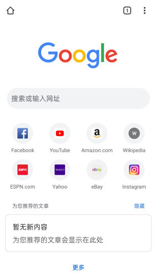 谷歌浏览器截图