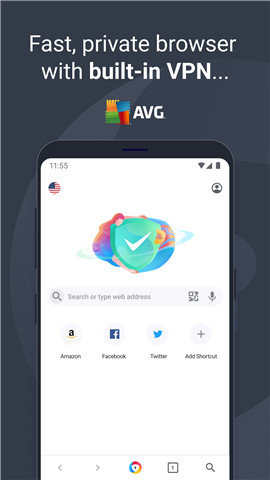 avgbrowser浏览器手机版设置中文截图