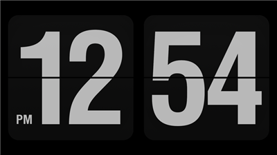 flip clock完整版截图