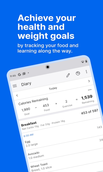 MyFitnessPal免注册截图