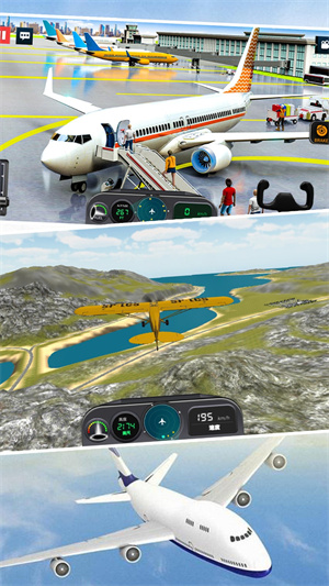 模拟真实飞机飞行截图