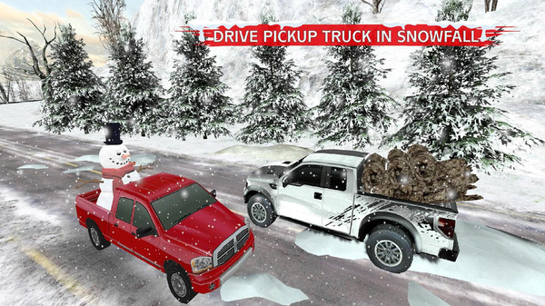 冬季雪卡车3D截图