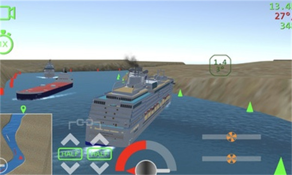模拟航船截图