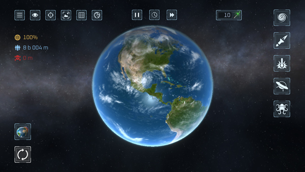 星球爆炸模拟器截图