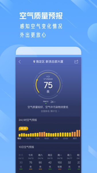 观雨天气通截图