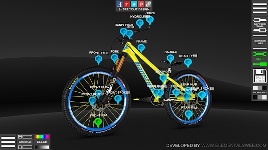 自行车配置器3D截图