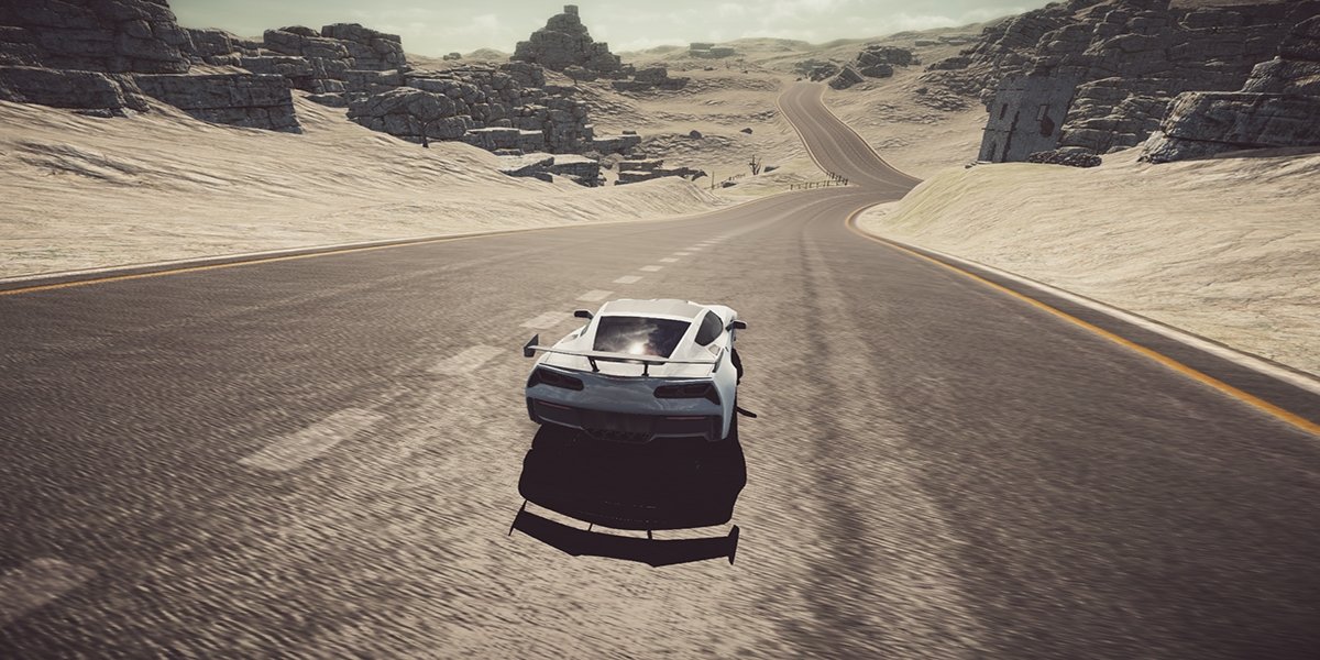 真实沙漠赛车截图