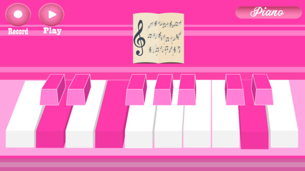 粉色钢琴截图