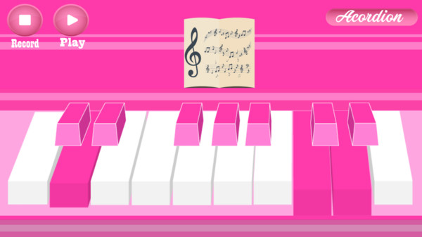 粉色钢琴截图