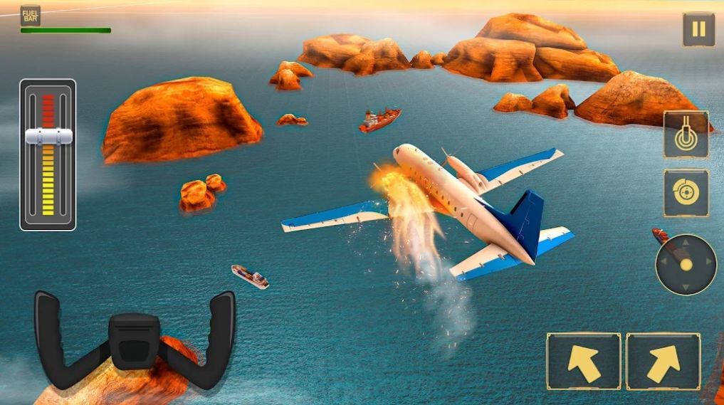 飞机冲击坠毁模拟器截图