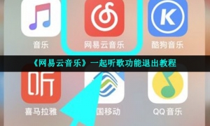 《网易云音乐》一起听歌功能退出教程