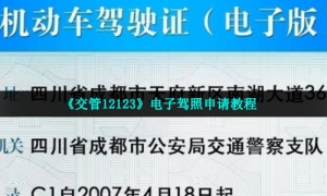 《交管12123》电子驾照申请教程