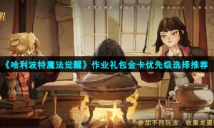 《哈利波特魔法觉醒》作业礼包金卡优先级选择推荐