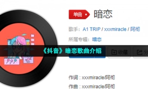 《抖音》暗恋歌曲介绍