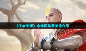 《王者荣耀》金蝉同阵营英雄介绍